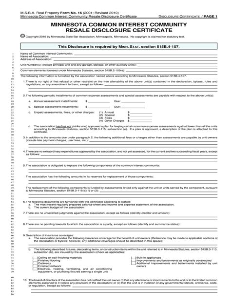 The Msba Real Property Form Is Crucial In The Context The Operations Of ...