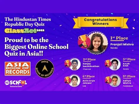 ClassAct 2022, The Hindustan Times Republic Day Quiz breaks records ...