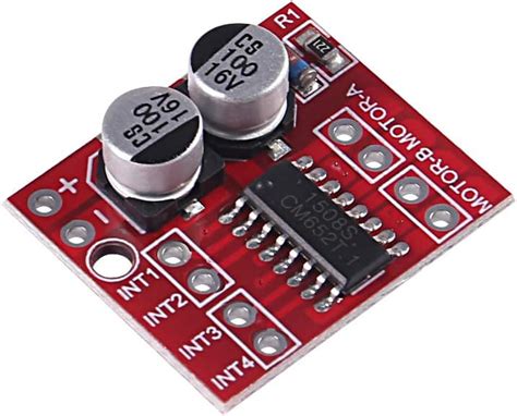 Buy 6 Pack Mini L298N DC Motor Driver, MELIFE MX1508 Mini Dual Channel ...