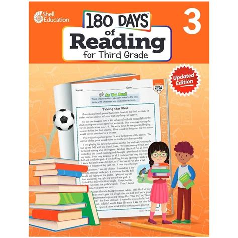 180 Days of Reading For Third Grade by Shell Education