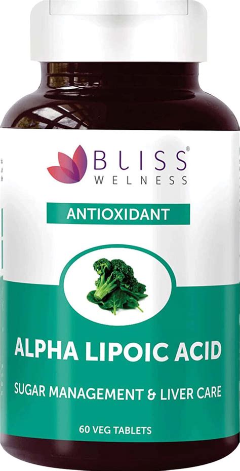 Buy BLISS WELNESS ALPHA LIPOIC ACID 300MG | BLOOD SUGAR MANAGEMENT - 60 ...