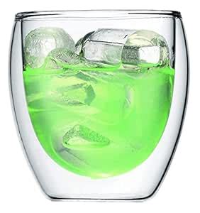 Buy WOODTULA Glass Coffee Cups, Espresso Cups, Double Wall Thermo ...