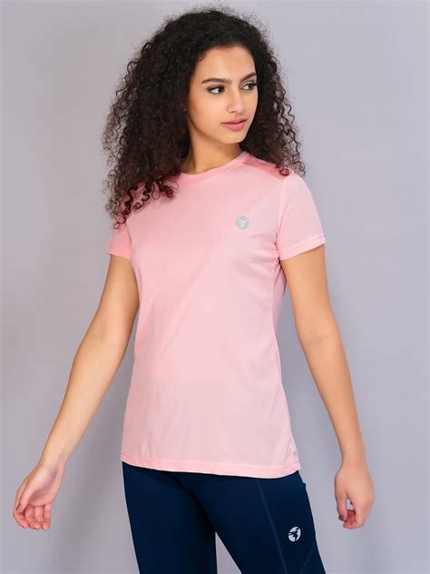 Buy Technosport Women's Active Odour Free Crew Neck Half Sleeve T-Shirt ...