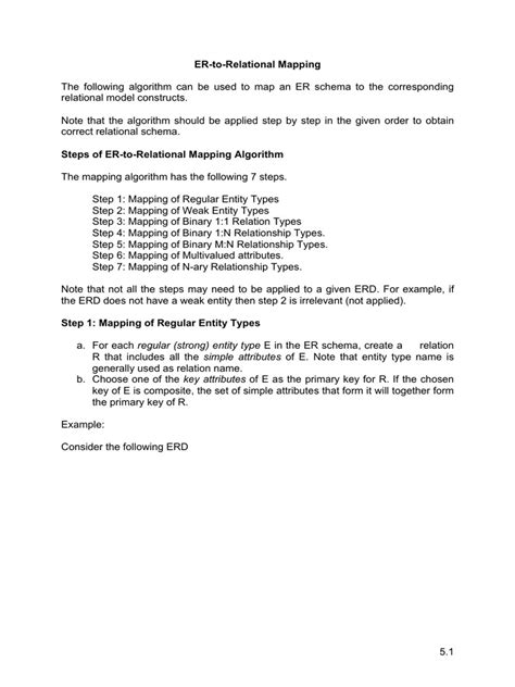 Image result for ER to Relational Mapping Algorithm