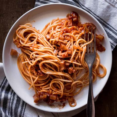 Authentic Pasta All'amatriciana at Blanche Howard blog