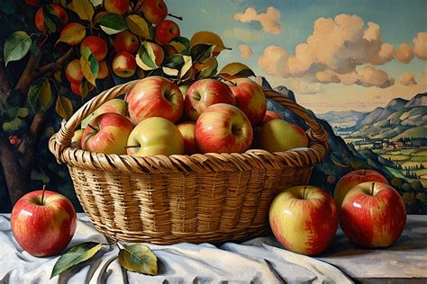 “The Basket of Apples” by Paul Cézanne – AI Gallery