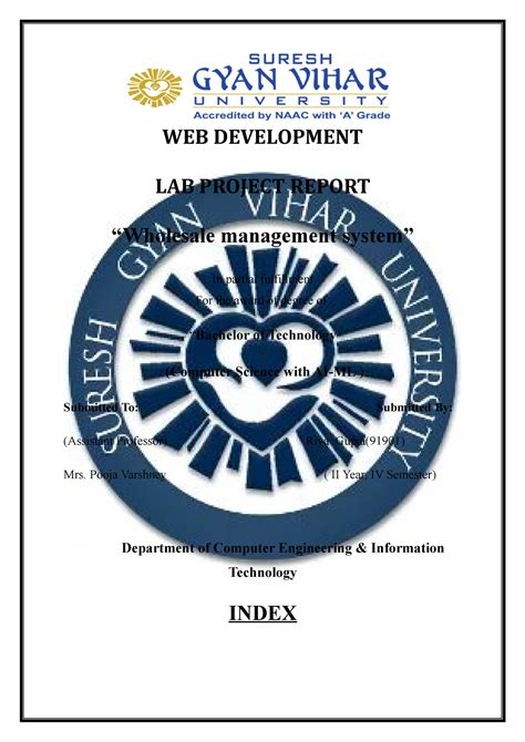 Web proj - this is a project report on inventory management system ...