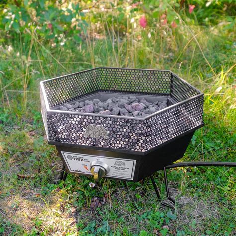 Kuma Off-Grid Hex Fire Bowl – Compact Propane Fire Pit with Carry Bag ...
