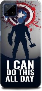 Afterglow Back Cover for Realme C15 CAPTAIN AMERICA, AVENGERS, MARVEL ...