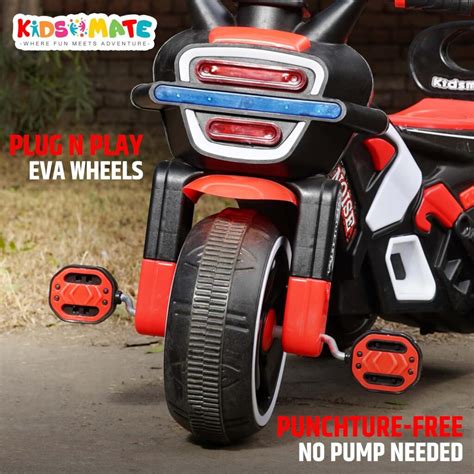 Kidsmate Ranger Tricycle with Lights & Music (1-3 Yrs) - Mumpa