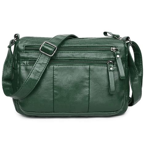 Buy Volcanic Rock Large Capacity Purses Handbags Washed Soft Leather ...