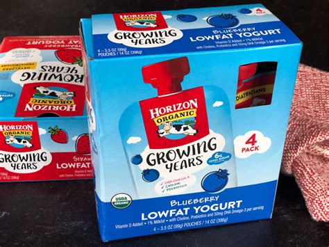 Horizon Organic Growing Years Yogurt Pouch 4-Pack As Low As $3.49 At ...