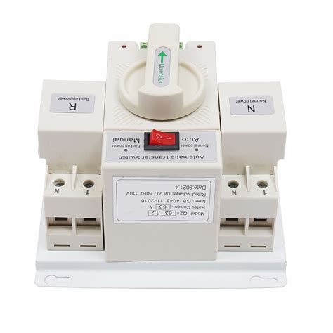 2P/4P 63A Dual Power Automatic Transfer Switch India | Ubuy