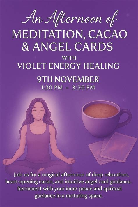 Meditation, Cacao Ceremony, Reiki Healing & Angel cards Tickets, 57 ...