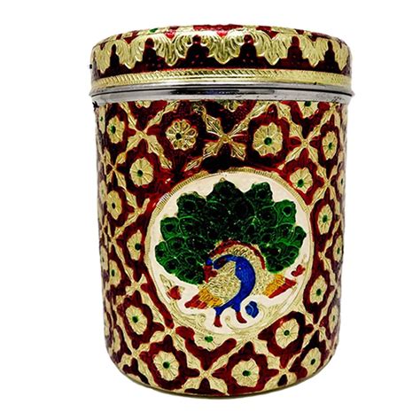 Nutristar Stainless Steel Meenakari Boxes. Kitchen Storage Boxes. Pack ...