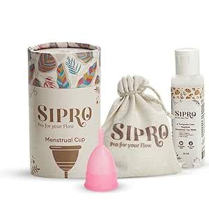 SIPRO Reusable Menstrual Cup for Women (Small-10ml) with Aloe Veera ...