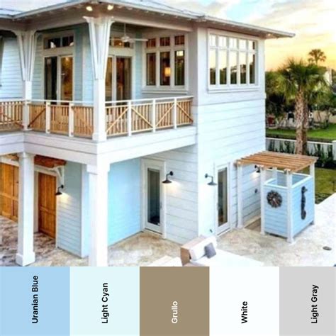 Bold Beach House Color Scheme