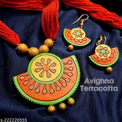 Terracotta Jewellery Set by Avighna – Shefit