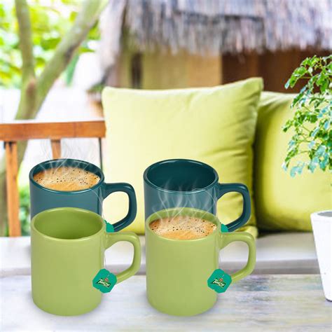 Buy URBAN CHEF Droite Ceramic Handcrafted Shine Matte Dark Green ...