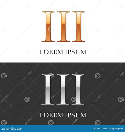 Roman Numeral 3 Designs