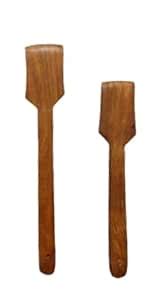Buy Dutic Essentials Handmade Wooden Flat Ladles/Flap/Palta/Spatula ...