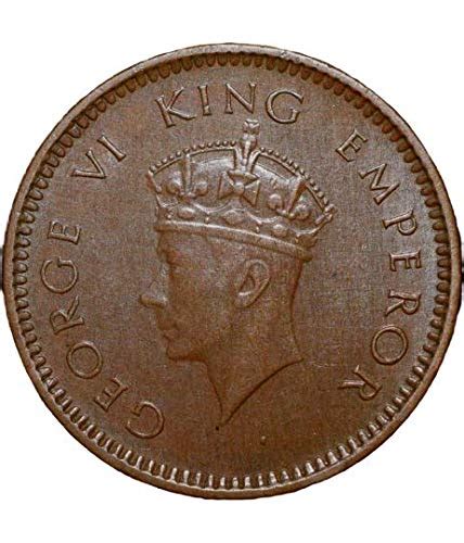 eShoptail British India Coin, ½ Piece George VI 1938-1940, Extreme Fine ...