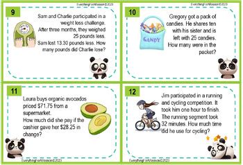 Image result for Solving One Step Equations Word Problems PDF