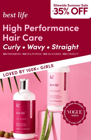 Best Life Natural hair products | Best Cg friendly products in India ...