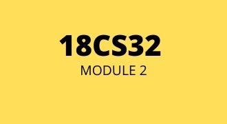 18CS32 MODULE 2 DATA STRUCTURES AND APPLICATION