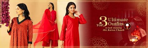 Best Women Dresses for Karwa Chauth | Top 3 Stunning Ethnic Outfits ...