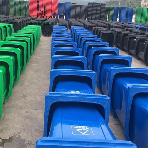 240L垃圾桶-户外塑料垃圾桶生产厂家 加厚挂车桶批发-山东益恒塑业有限公司