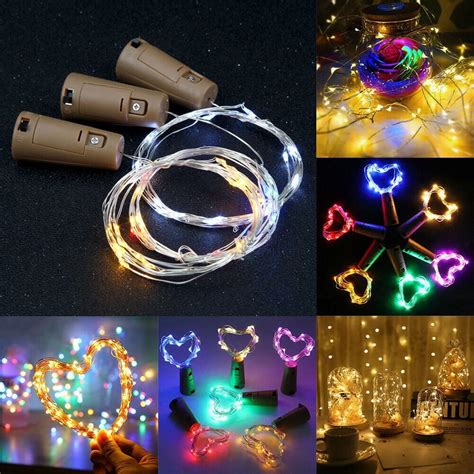 Wine Bottle Cork LED String & Fairy Lights for sale | eBay