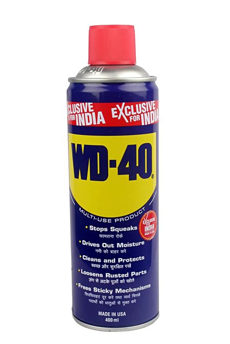 WD40 Multi Use Aerosol Can Product Spray (400 ml, Transparent) : Amazon ...