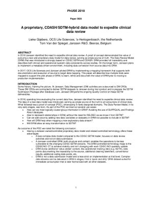 Fillable Online A proprietary, CDASH/SDTM-hybrid data model to expedite ...