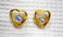 Round Moti with Heart Shape Earrings | SIVANH VOGUE