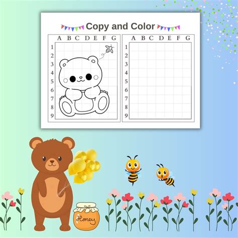 How to Draw Baby Animals Easy Grid Method for Kids Kids - Etsy