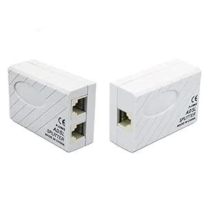 Red Champion ADSLVDSLAPDT Splitter for Landline Telephone and Broadband ...