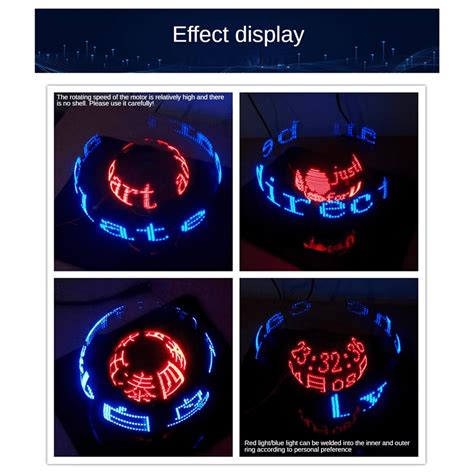 Image result for Rotating LED Clock Kit Instructions