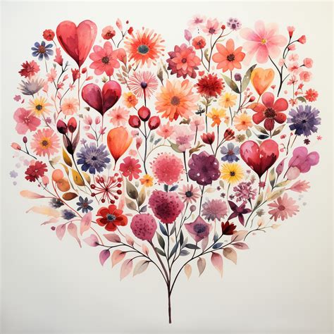 Abstract Flower Heart Art Free Stock Photo - Public Domain Pictures