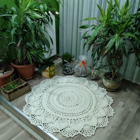 Round Macrame Mat Pattern 的图像结果