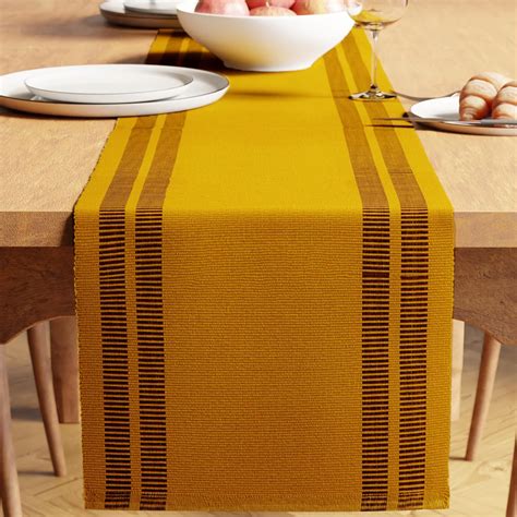 Buy Encasa XO Dining Table Runner for 4 to 6 Seater| Yarn Dyed Fine ...