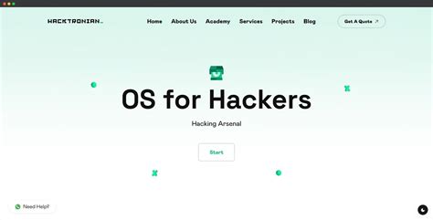 OS for Hackers: Hacking Arsenal - HACKTRONIAN