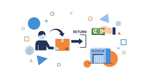 Return process customer returns refund package shipping and payment ...