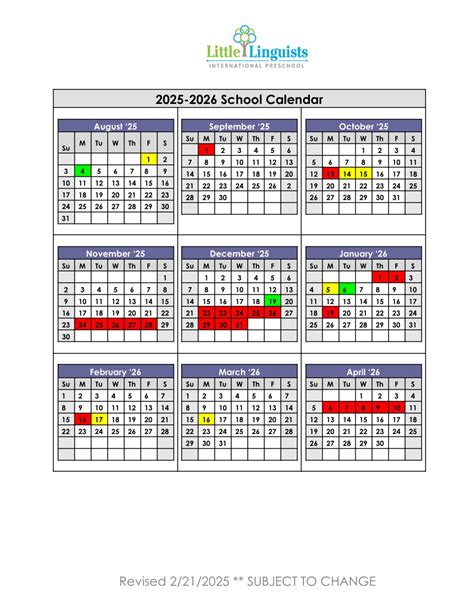 Lpss Calendar 2025-2026 - Printable Calendar