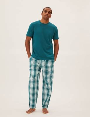 Pure Cotton Checked Pyjama Set