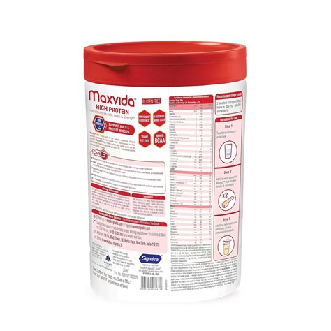 Signutra Maxvida High Protein Powder to Help Build Muscle Mass and ...