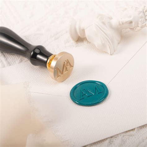 Amazon.com: Crawell Custom Wax Seal Stamp - Personalized Wax Seal Stamp ...