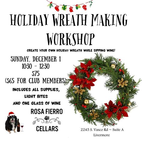 Dec 1 | Holiday Wreath Making Workshop | Livermore, CA Patch