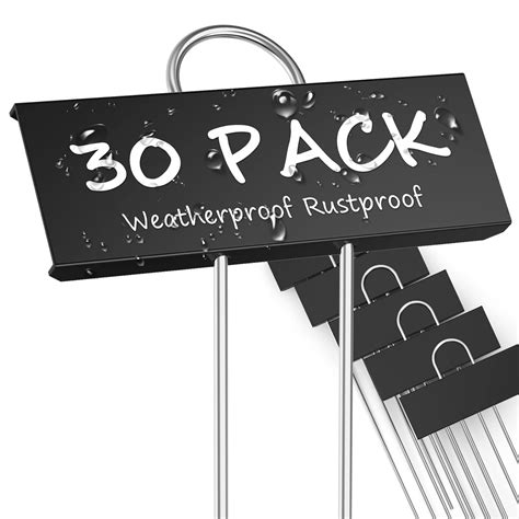 STARTOSTAR 30-Pack Metal Plant Labels Weatherproof Garden Markers ...