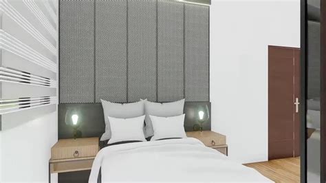 6 x 8 m Small House Design Idea that Looks Spacious in White ~ HSDesain.com